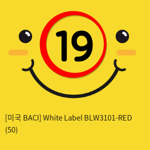 [미국 BACI] White Label BLW3101-RED (50)