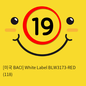 [미국 BACI] White Label BLW3173-RED (118)