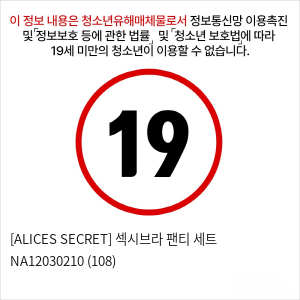 [ALICES SECRET] 섹시브라 팬티 세트 NA12030210 (108)